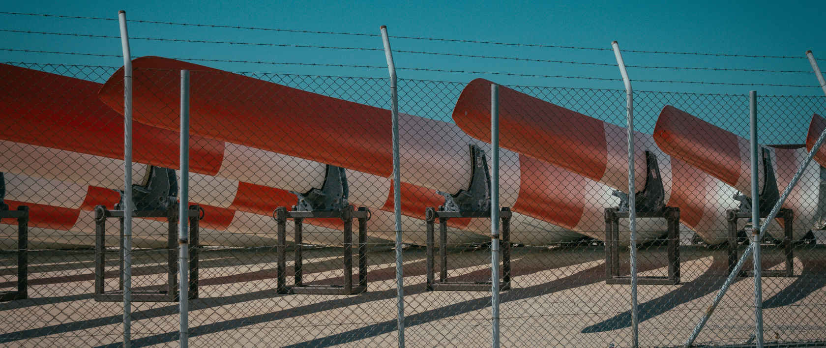 Industrial security fencing by fence supplier in dubai