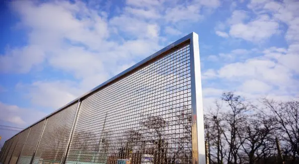 Temporary security fencing by fence supplier in dubai