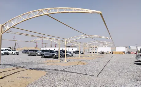CAR PARKING SHADES IN DUBAI