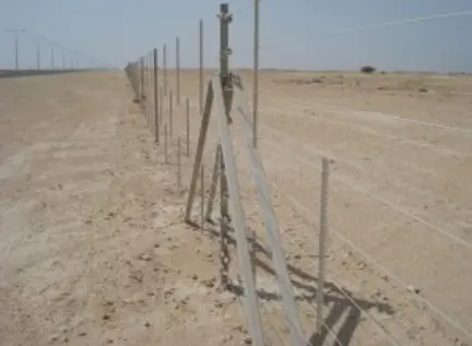 Sand barrier protection system by fencing supplier dubai 